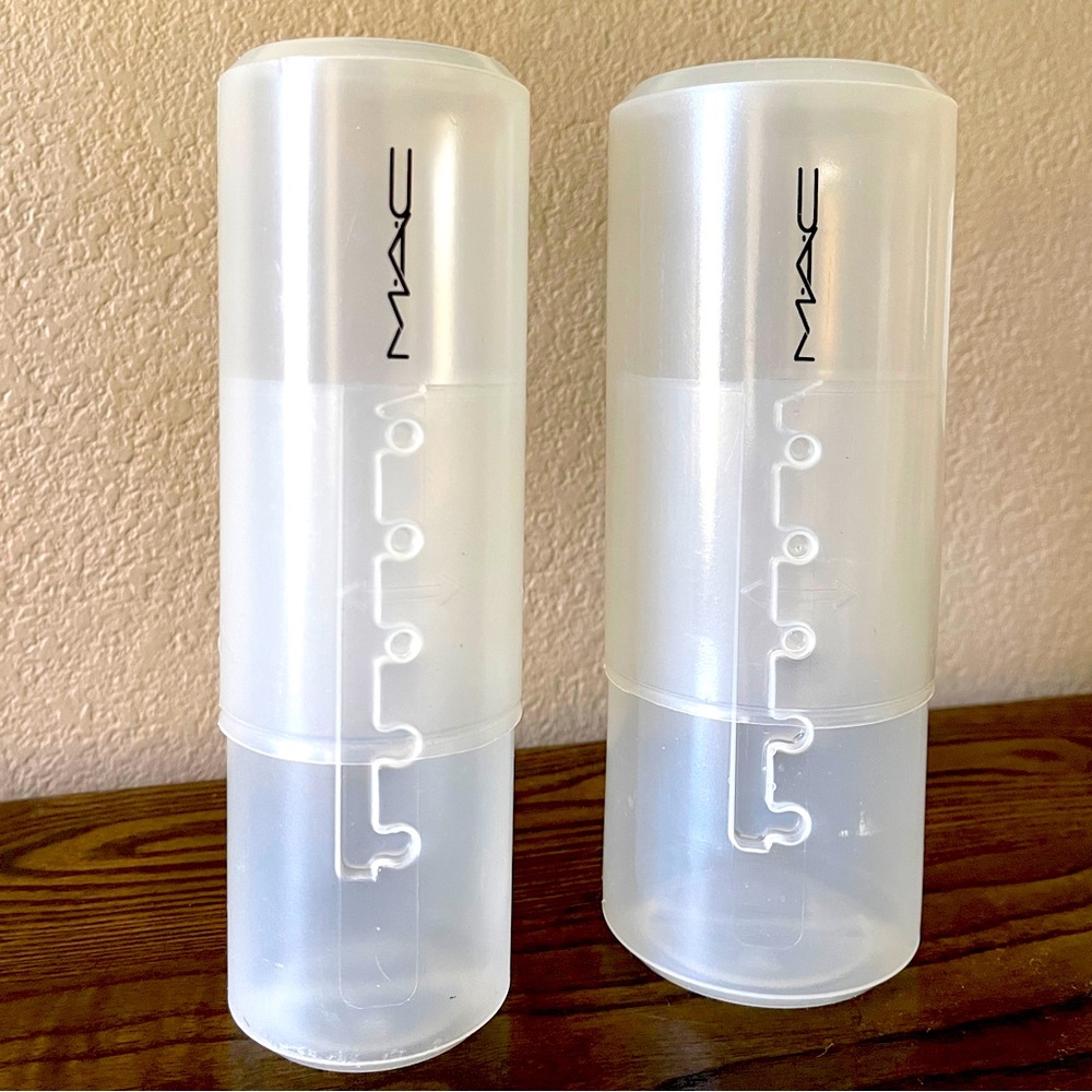 MAC Cosmetics Brush Canisters set of 2 - 1 Large 1 Small